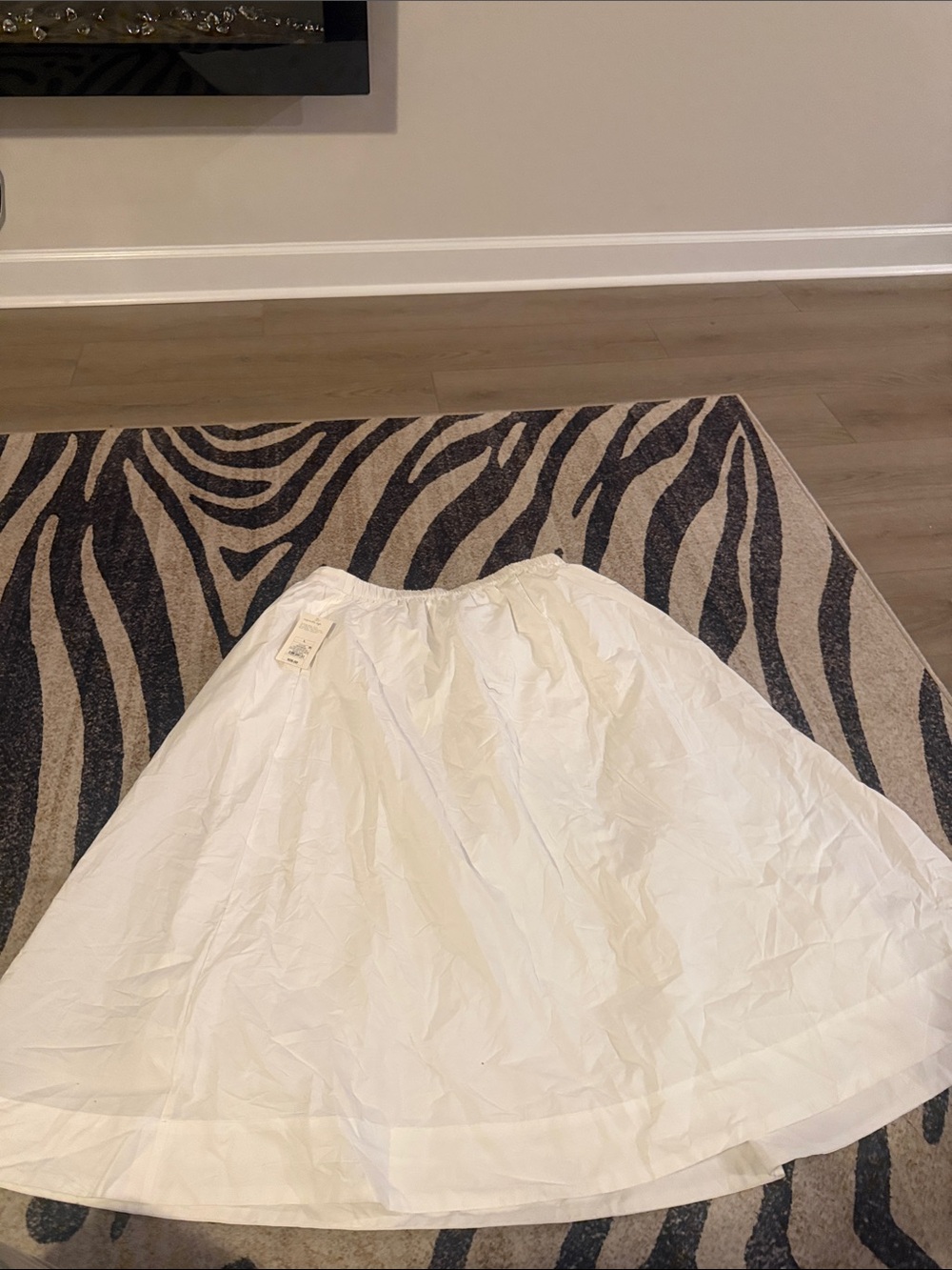 a new day Cream Full A-Line Skirt